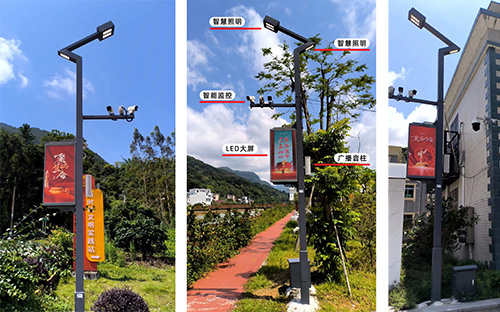 佰馬智慧路燈桿共創(chuàng)智慧鄉(xiāng)村新風貌